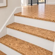 Autumn Leaves stair nosing — installed view