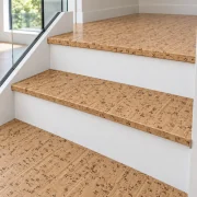 Berber stair nosing — installed view