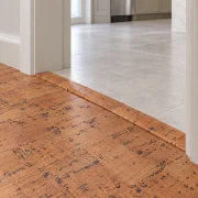 Cherry Line T-molding transition — installed view