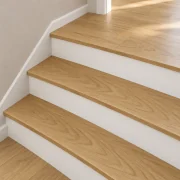 Forest stair nosing — installed view