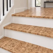 Parcork stair nosing — installed view
