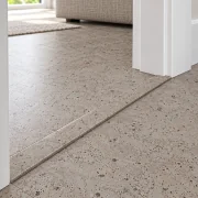 Porto Mist T-molding transition — installed view