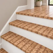 Sisal stair nosing — installed view