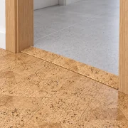 Sustainazzo T-molding transition — installed view