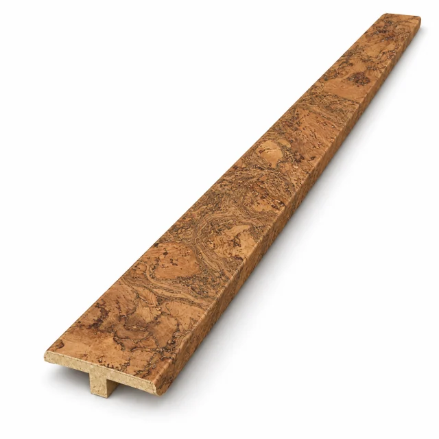 Salami – 1/2 Inch (12mm) – Cork Floating T-Molding (900mm Long) (TSal12) (Special Order) - Transition flooring detail ...