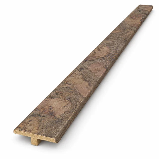 Salami – 1/2 Inch (12mm) – Cork Floating T-Molding (900mm Long) (TSal12) (Special Order) - Transition flooring detail ...