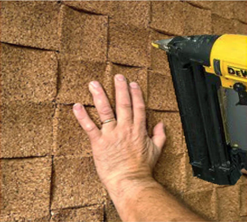 Installation instruction cork wall panels nailing
