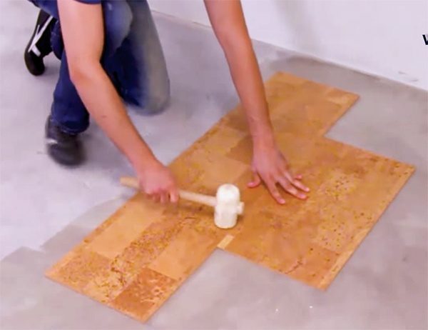 Glue Down Cork Tiles, How To Lay Floating Cork Floor