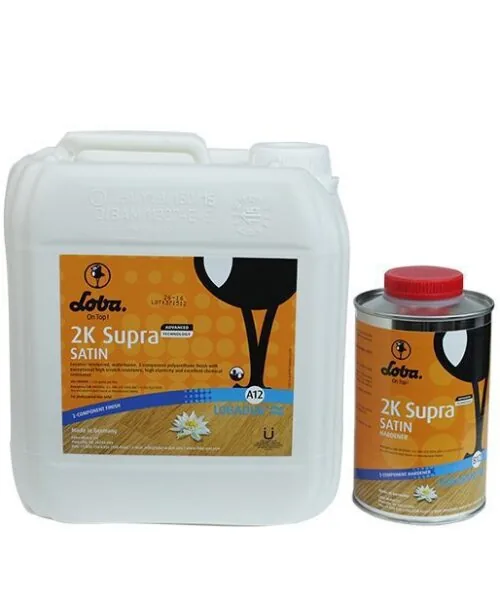 Loba 2K Supra AT wate based polyurethane no yellowing durable