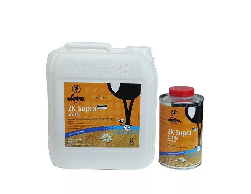 Loba 2K Supra AT wate based polyurethane no yellowing durable