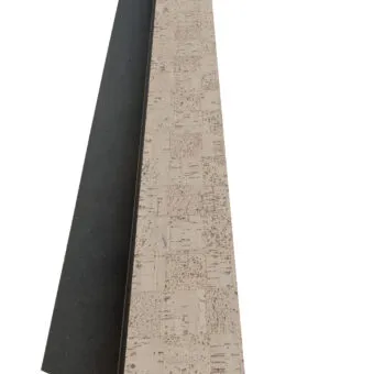 Modular swiss cork floor stair nosing custom made.