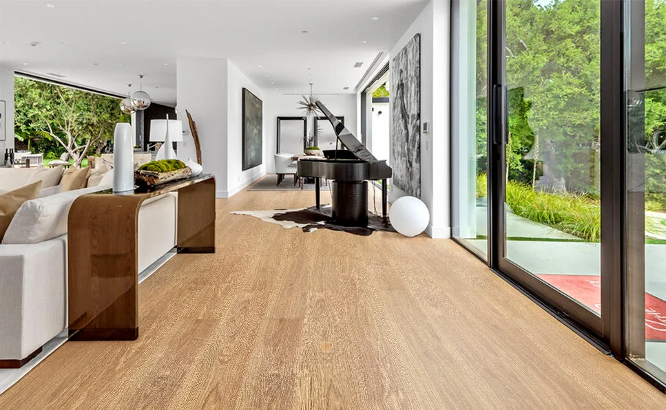 American Red Oak - 7/16" (11mm) - Swiss Design Cork Floating (FRed11) American Red Oak - 7/16" (11mm) - Swiss Design Cork Floating (FRed11) - Swiss Design Cork flooring detail view