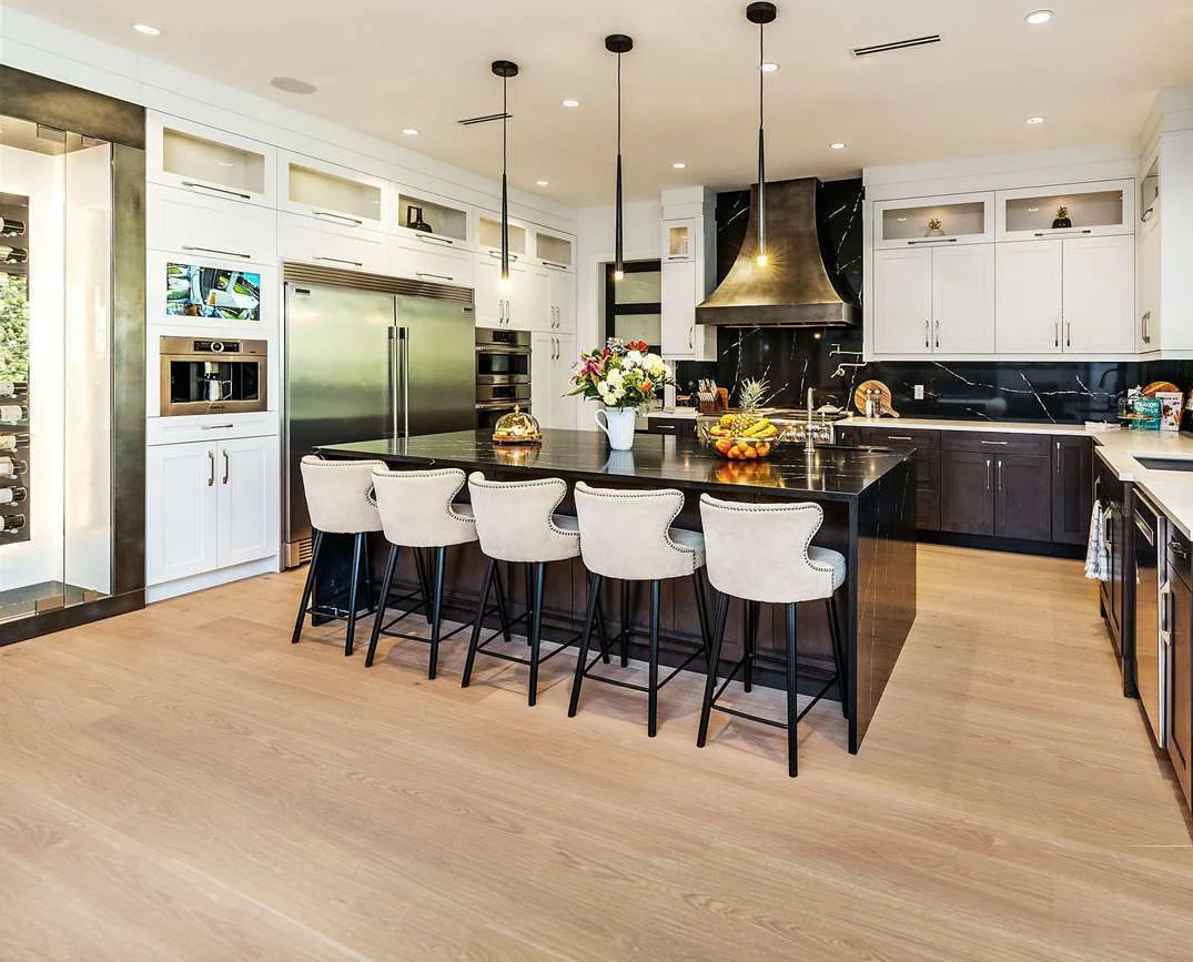 American Red Oak - 7/16" (11mm) - Swiss Design Cork Floating (FRed11) american red oak switzerland made cork wide planks low-maintenance floor for kitchen