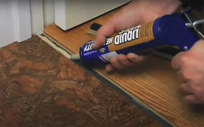 Como Oak White – 7/16" (11mm) T-Molding (1235mm Long) (TCOW11) (Special Order) apply construction adhesive