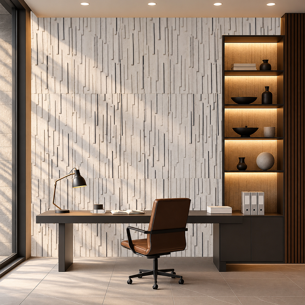 Arctic Slate - 1/2" (12mm) - Cork Wall Tile (WArcSlt12) Arctic Slate – 12mm (1/2″) (Wall Tile) - Image 3