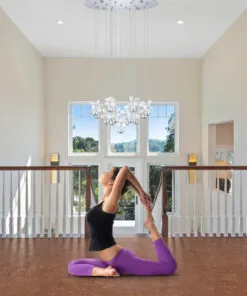 autumn ripple cork yoga environmentally friendly flooring