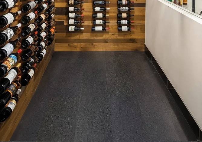 Black Buffalo – 13/32” (10.5mm) – Swiss Leather Flooring (LBkBuf10.5) Black Buffalo – 10.5mm (13/32″) (Swiss Leather) - Image 4