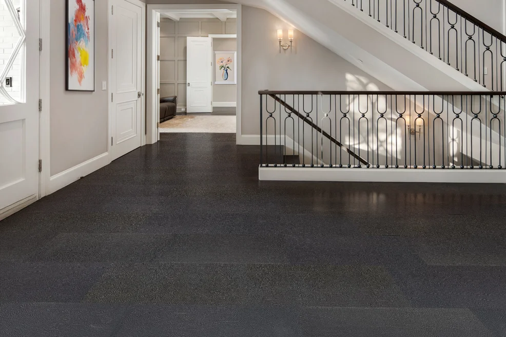 Black Buffalo – 13/32” (10.5mm) – Swiss Leather Flooring (LBkBuf10.5) Black Buffalo – 10.5mm (13/32″) (Swiss Leather) - Image 5