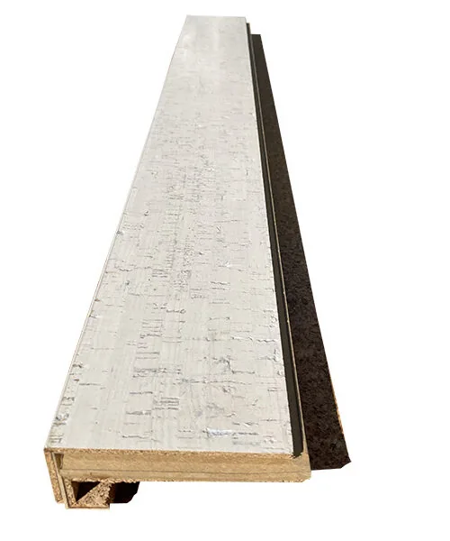 bleached birch cork flooring nosing custom made