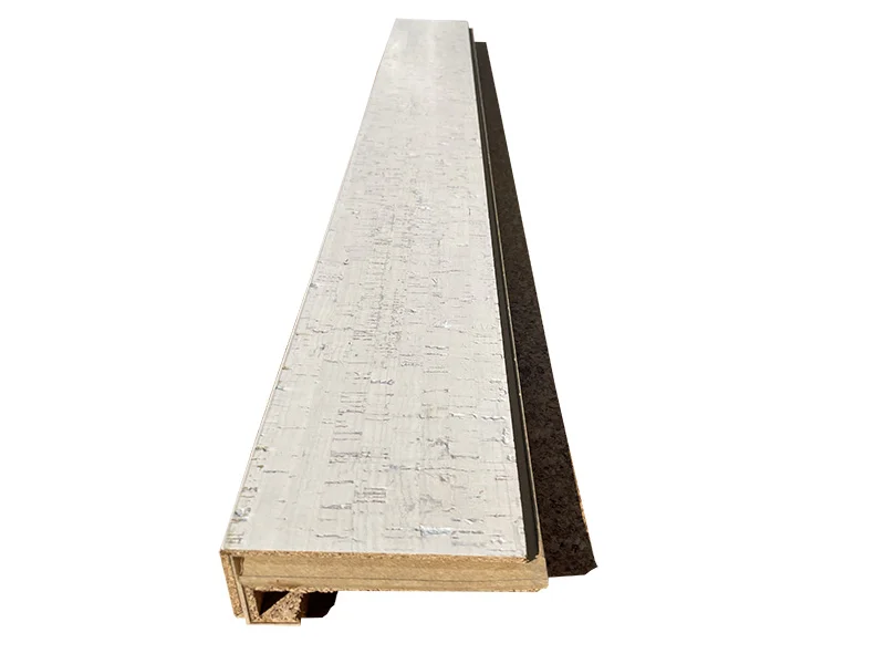 bleached birch cork flooring nosing custom made