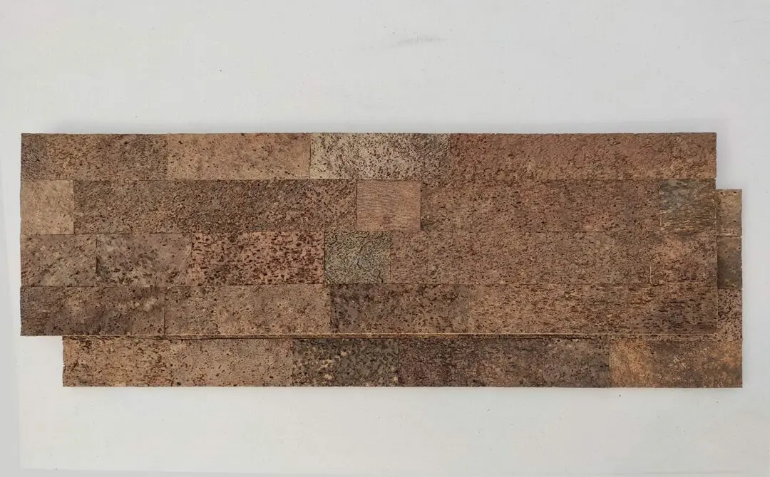 brown bricks cork wall panels tiles handmade wall acoustic