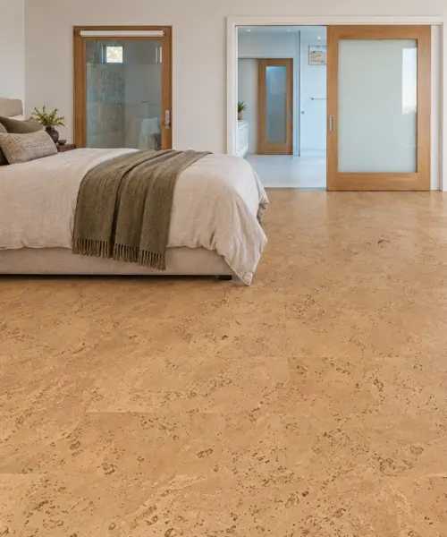 Logan installed flooring in a furnished daylight interior; accurate product scale visualization (CZ3101VNN)