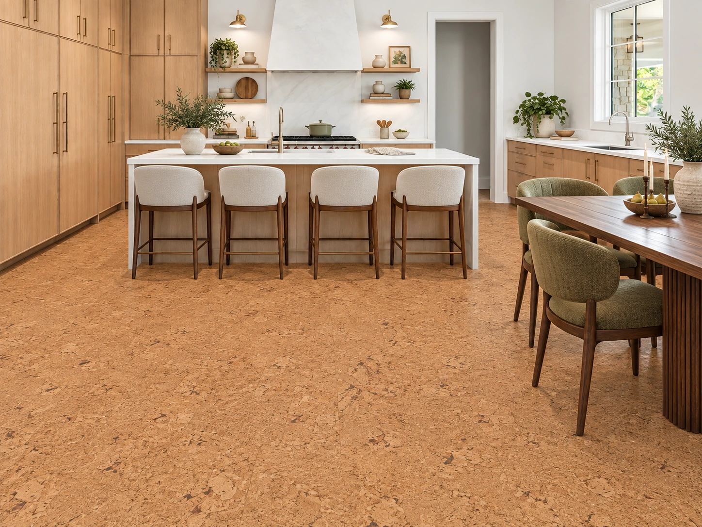 Salami — 8mm glue-down cork tile (floor & wall)