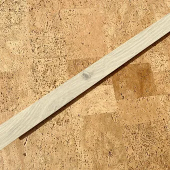 Como oak white swiss custom manufactured cork stair nosing.