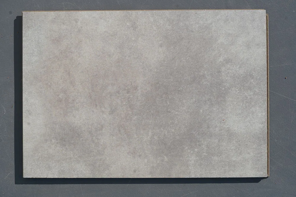Copperstone Gray - 3/8" (9.5mm) - Forna Natural Composite Flooring with Waterproof Hydrowood Core (NCopG9.5) Copperstone gray Forna Natural Composite floating flooring large sample