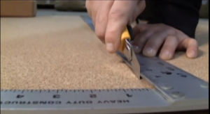 Cork Wall Tile Installation cork wall tiles cuting