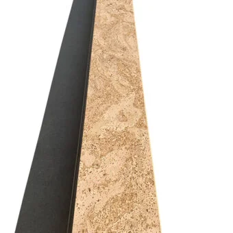 Desert arable cork floor stair nosing custom made.