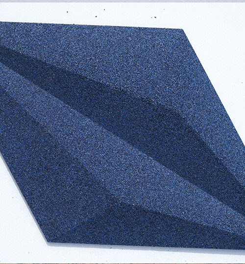 Diamond blue sapphire acoustic cork wall panel soundproof decorative wall tile.