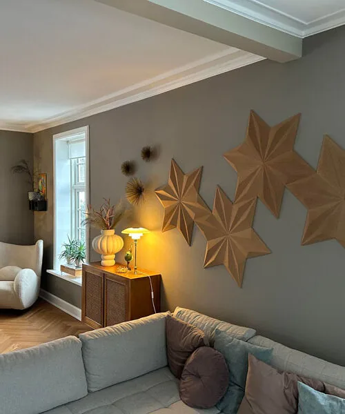 Diamond Natural - 1 3/16" (30mm) – 3D Acoustic Cork Wall Panels (WDiN30) Diamond Natural – 1 – 30mm (1 3/16″) (3D Panel) - Image 12