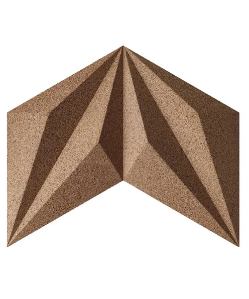 Diamond Natural - 1 3/16" (30mm) – 3D Acoustic Cork Wall Panels (WDiN30) Diamond Natural – 1 – 30mm (1 3/16″) (3D Panel) - Image 6