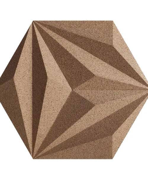 Diamond Natural - 1 3/16" (30mm) – 3D Acoustic Cork Wall Panels (WDiN30) Diamond Natural – 1 – 30mm (1 3/16″) (3D Panel) - Image 5