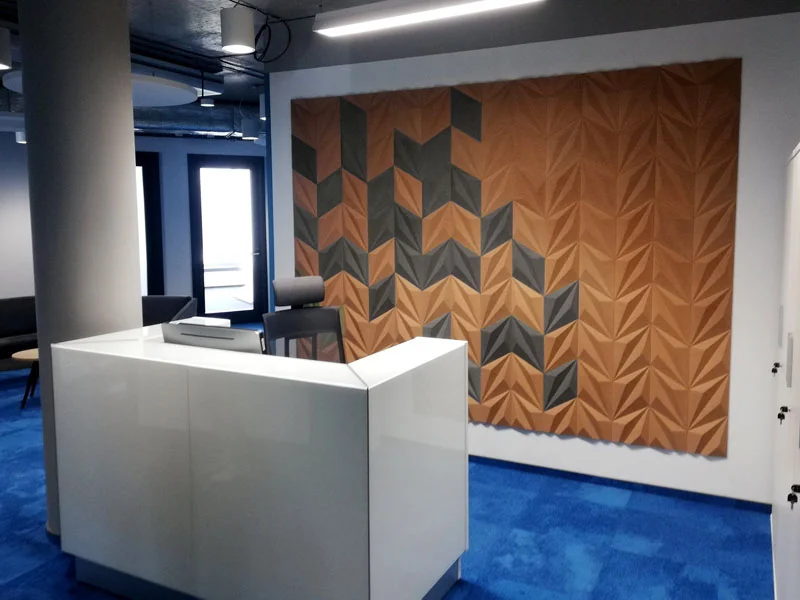 Diamond Natural - 1 3/16" (30mm) – 3D Acoustic Cork Wall Panels (WDiN30) Diamond Natural – 1 – 30mm (1 3/16″) (3D Panel) - Image 9