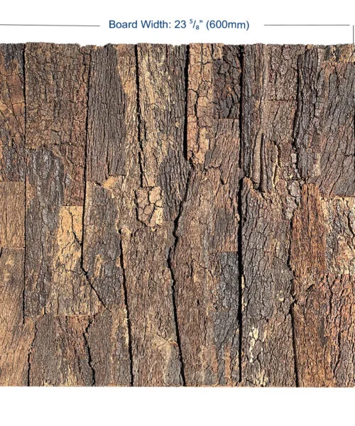 Cork Bark - 63/64" (25mm) - 3D Acoustic Cork Wall Panels (WCB25) Cork Bark - 63/64” (25mm) - 3D Acoustic Cork Wall Panels (WCB25) - 3D Cork Wall and Ceiling Panels with MDF flooring de...