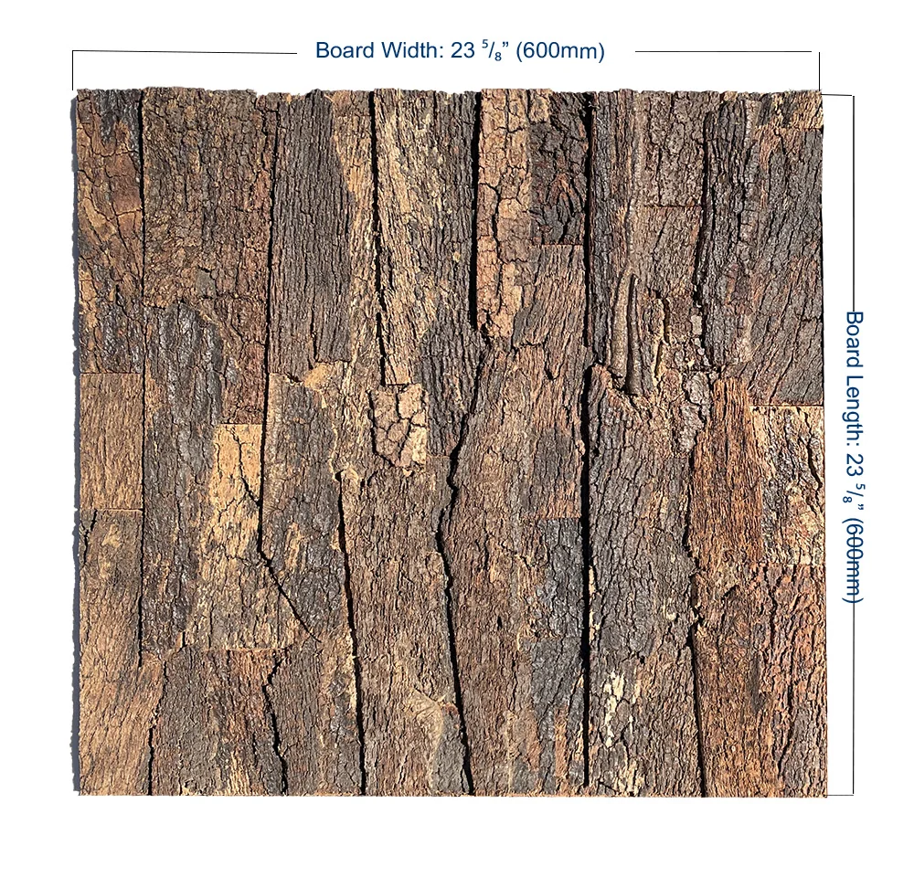 Cork Bark - 63/64" (25mm) - 3D Acoustic Cork Wall Panels (WCB25) Cork Bark - 63/64” (25mm) - 3D Acoustic Cork Wall Panels (WCB25) - 3D Cork Wall and Ceiling Panels with MDF flooring de...