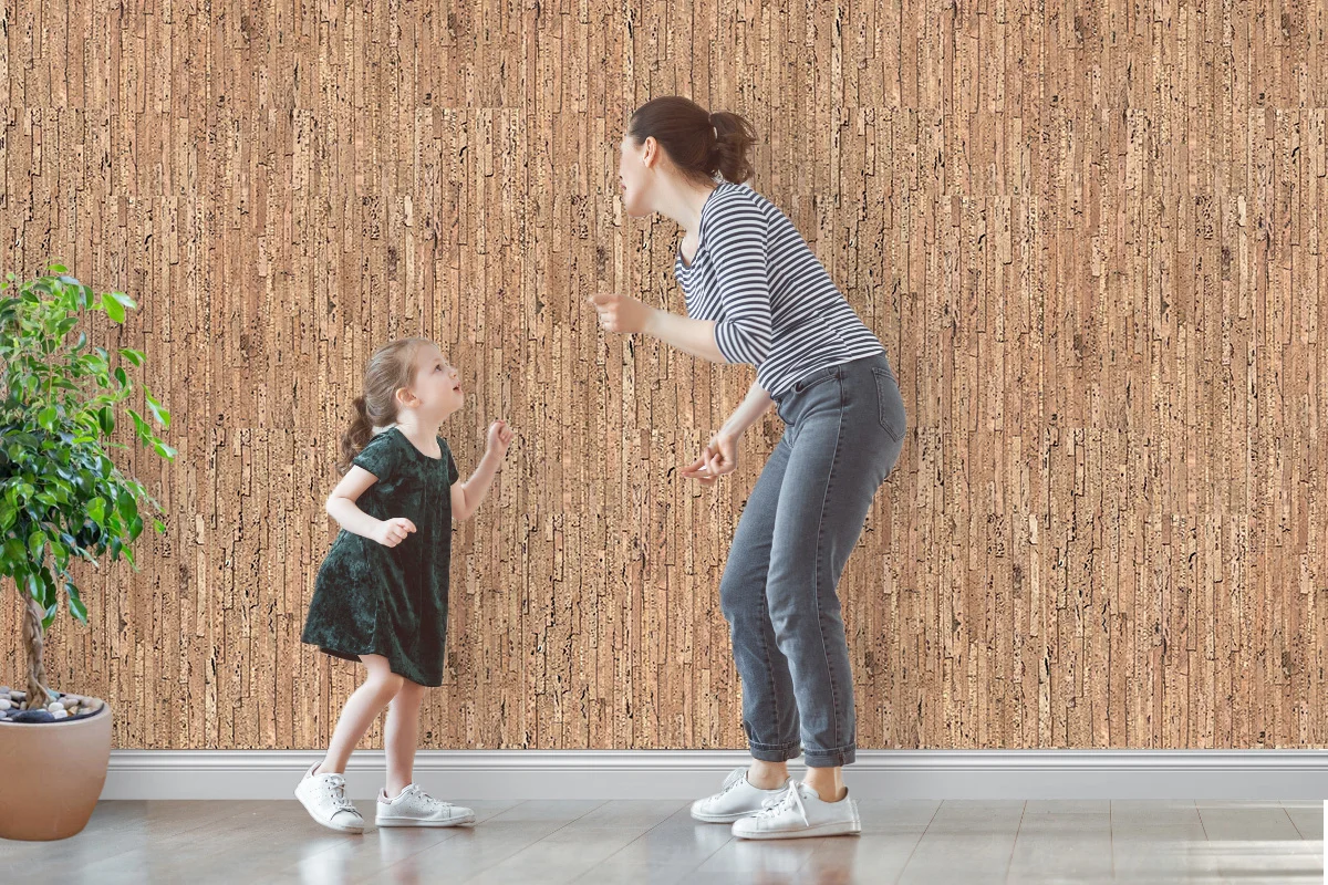 Durango - 25/64" (10mm) - Cork Wall Tile (WDur10) Durango - 25/64 Inch (10mm) - Cork Wall Tile (WDur10) - Textured Wall and Ceiling Cork flooring detail view