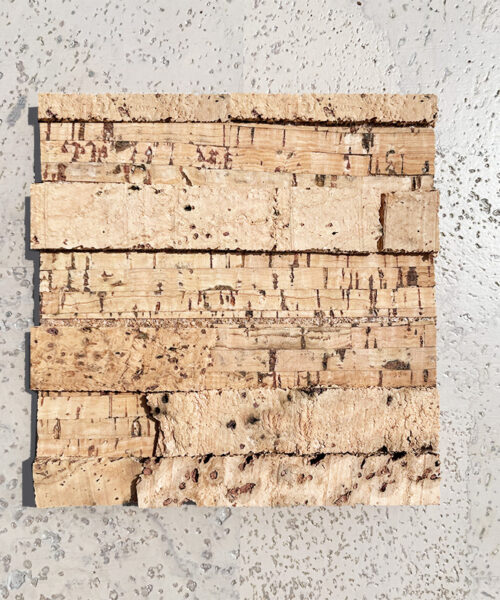 Gray Cubes - 25/64" (10mm) - Cork Wall Tile - Sample (SGCu10) - Flooring Samples flooring detail view