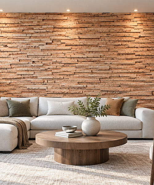Durango - 25/64" (10mm) - Cork Wall Tile (WDur10) Durango – 10mm (25/64″) (Wall Tile) - Image 2
