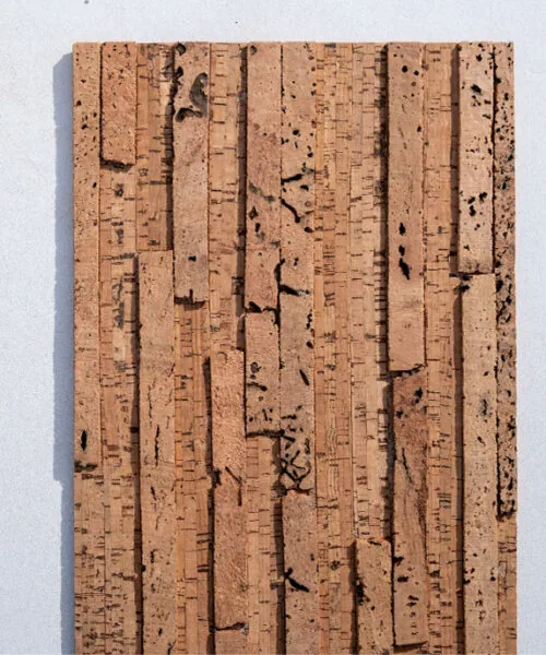 durango natural 3D cork wall tiles acoustic