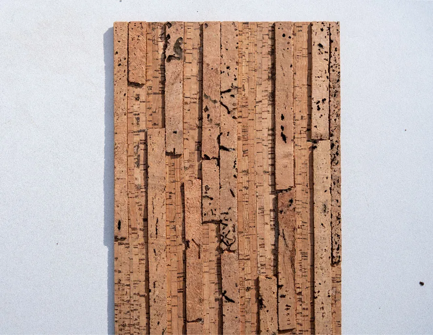 Mesa – 1/2" (12mm) Cork Wall Tile (WMS12) durango natural 3D cork wall tiles acoustic