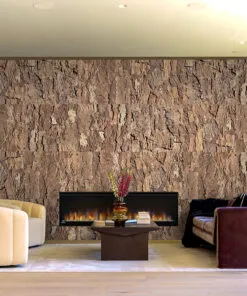 EarthHue - 1 3/16" (30mm) - Acoustic Cork Wall Panels (WEthHu30) Ecoclay - 28mm - Cork Wall Panels (WEC28) - 3D Cork Wall and Ceiling Panels with MDF flooring detail view