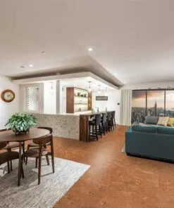 floating cork floors autumn ripple dinning room