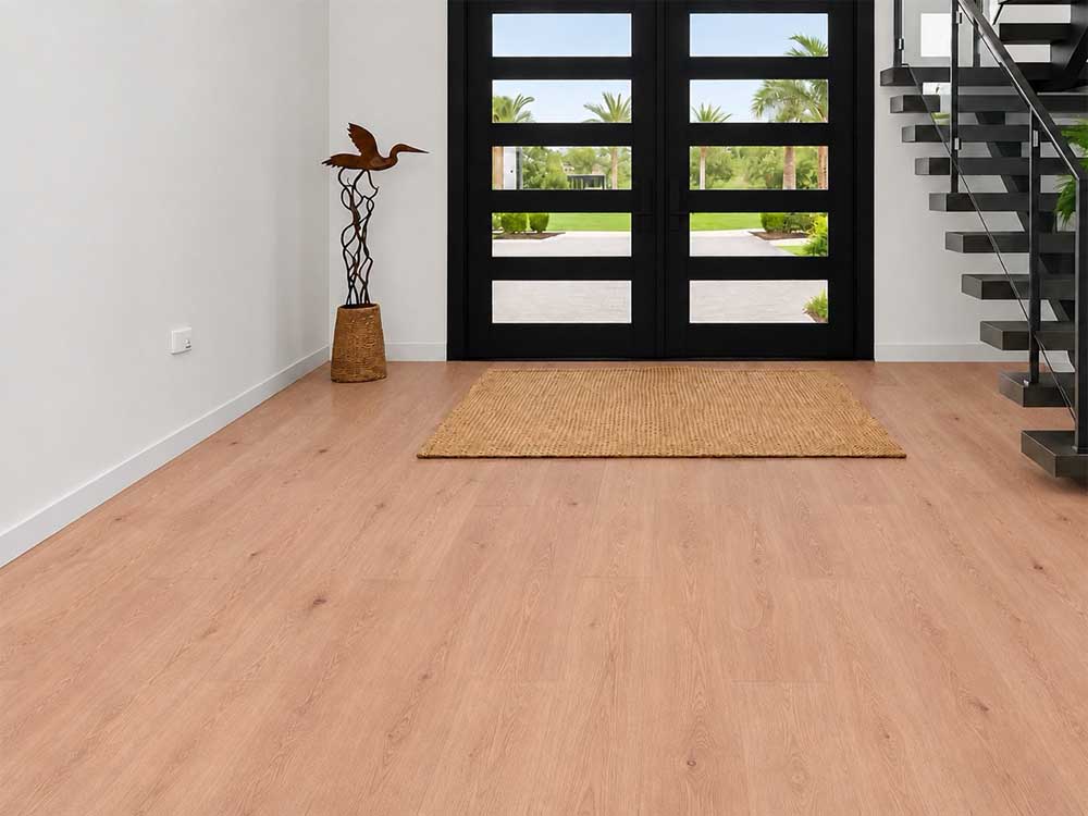 Honey Oak - 3/8" (9.5mm) - Forna Natural Composite Flooring with Waterproof Hydrowood Core (NHonO9.5) Honey Oak – 9.5mm (3/8″) (Natural Composite Flooring) - Image 4