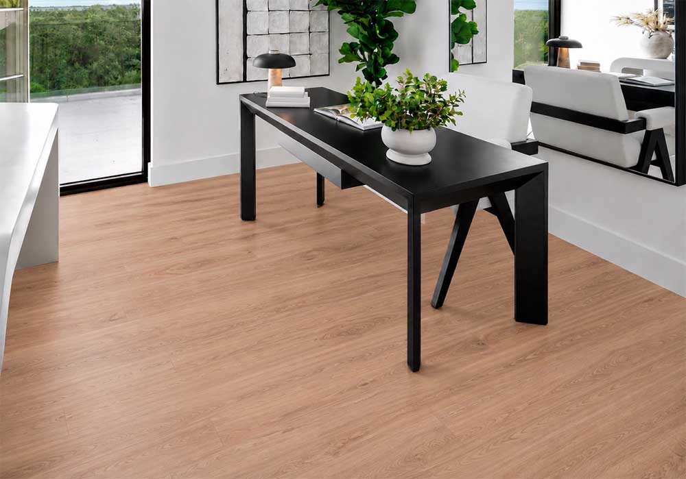Honey Oak - 3/8" (9.5mm) - Forna Natural Composite Flooring with Waterproof Hydrowood Core (NHonO9.5) Honey Oak – 9.5mm (3/8″) (Natural Composite Flooring) - Image 5