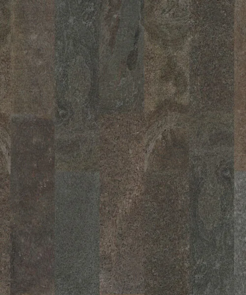 Gold mica slate real stone floor.