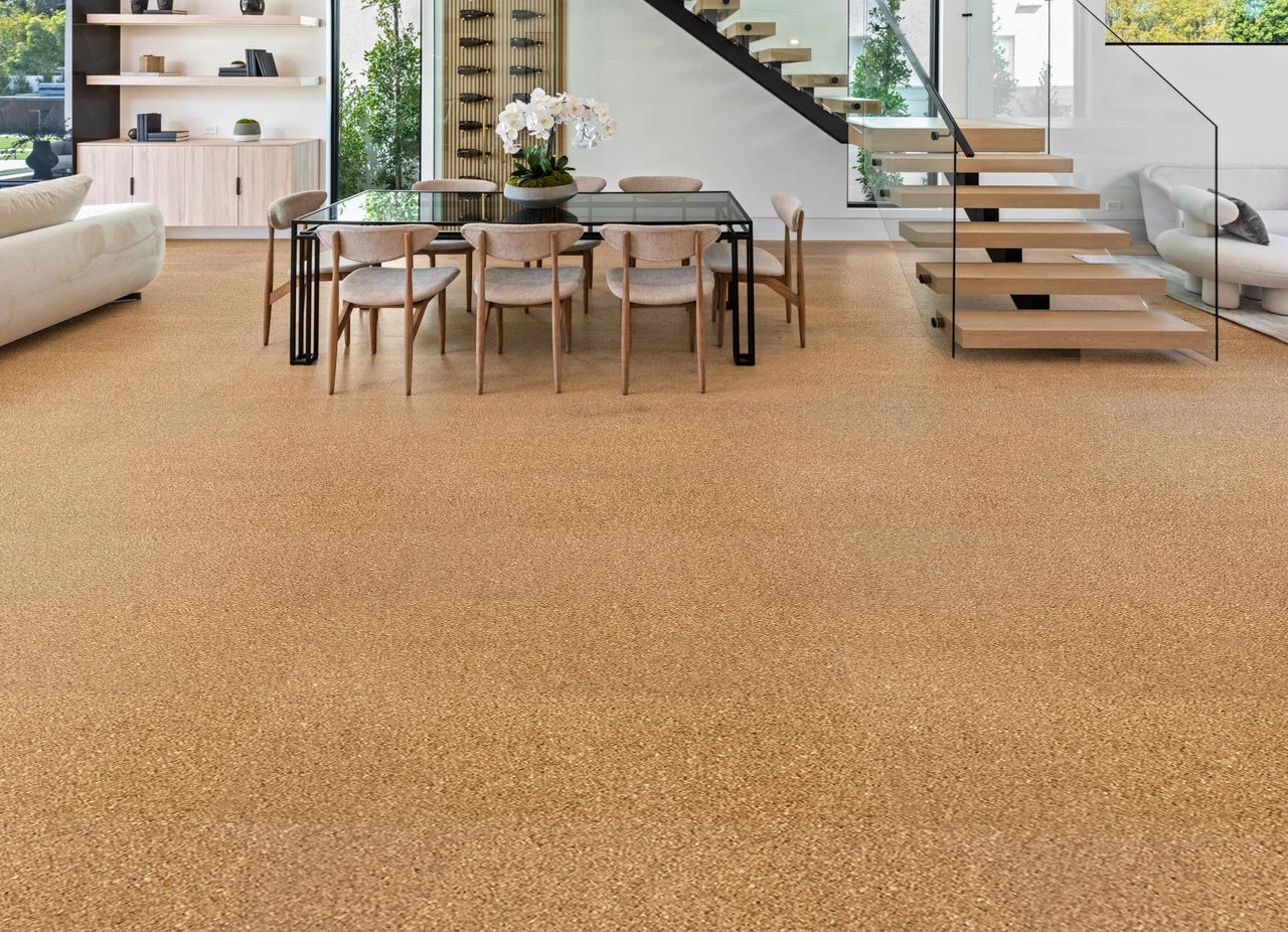 golden beach cork flooring for contemporary homes