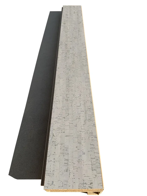 Gray Bamboo – 1/2 Inch (12mm) – Cork Floating Stair Nosing (900mm Long) (NGB12) (Special Order) Logan – 1/2 Inch (12mm) – Cork Floating Stair Nosing (900mm Long) (NLo12) (Special Order) - Stair Nosing flooring deta...